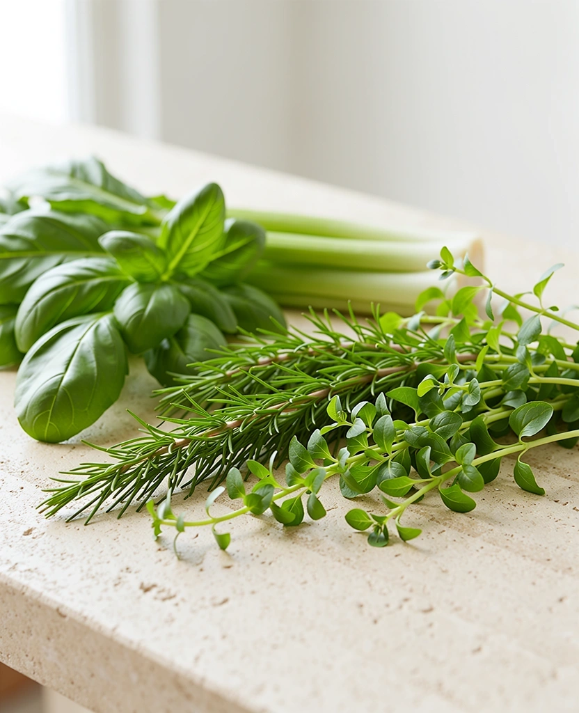 Frische gesunde Zutaten